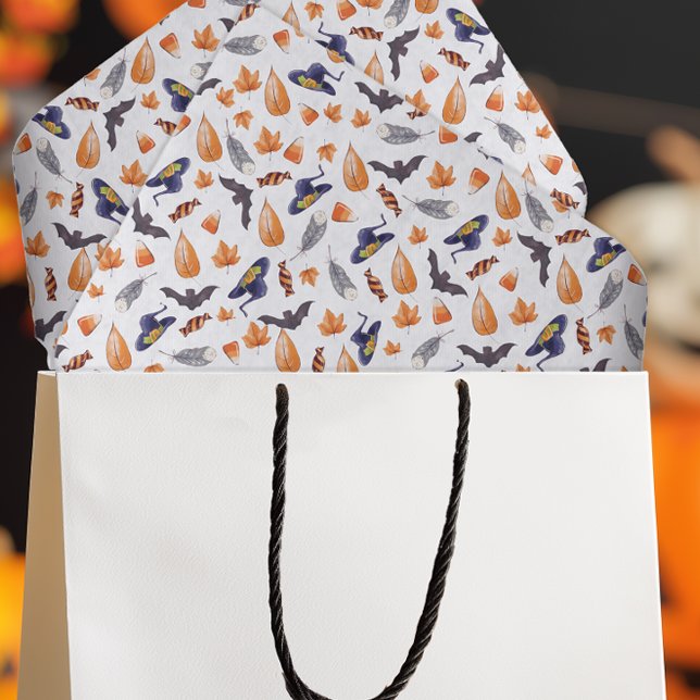 Whimsical Halloween  Tissue Paper (Whimsical Halloween Tissue Paper for Gift Wrapping or Decoupage)