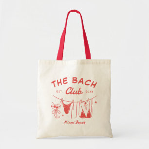 Whimsical Hand Drawn Bikinis Bachelorette Tote Bag