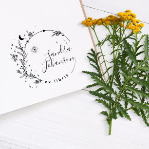 Whimsical Hand-drawn Botanical From The Library Of Rubber Stamp