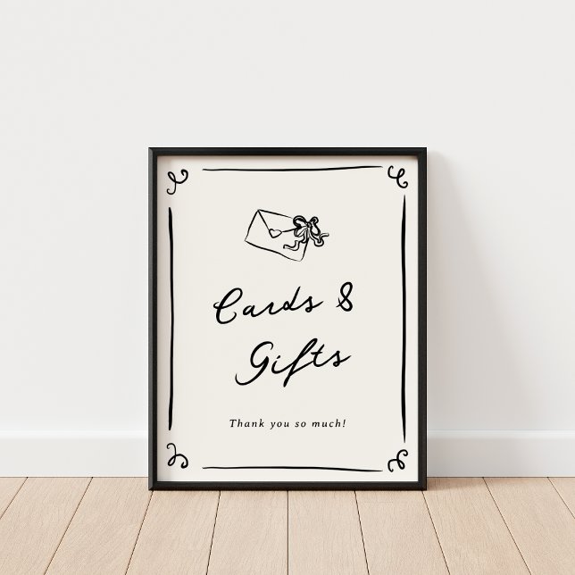 Whimsical Hand Drawn Cards & Gifts Poster (Creator Uploaded)