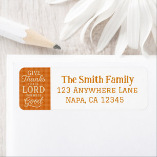 Whimsical Hand-Drawn Chalk-Style Customisable Return Address Label