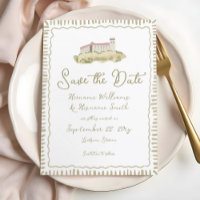 Whimsical Hand Drawn Ljubljana Castle Europe