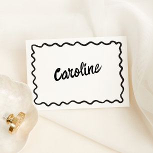 Whimsical Hand Drawn Place Card
