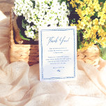 Whimsical Hand Drawn Retro Frame Bridal Shower Thank You Card<br><div class="desc">An elegant thank-you card to match our She's Off The Market Floral Bridal Shower collection. This design features a hand-drawn retro scalloped frame and a custom heartfelt thank-you message to express your gratitude to friends and family. The back of the design features a chic striped pattern. View the collection linked...</div>