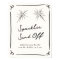 Whimsical Hand Drawn Sparkler Send Off