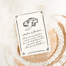 Whimsical Hand Drawn Wedding