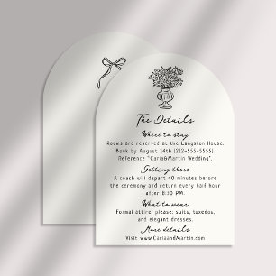 Whimsical, hand drawn wedding  save the date