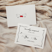 Whimsical Handwritten Cherry Wedding