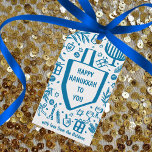 Whimsical Hanukkah Holiday Cute Driedel Custom Gift Tags<br><div class="desc">Perfect cute custom gift tag! Hand made art for you! Perfect for a winter, hanukkah, holiday party or other event. FULLY CUSTOMIZABLE! Click on “Personalise” above to edit the text. Click "edit using design tool" to adjust the fonts, colours and placements. (check my shop for alternate designs too) THANK YOU...</div>