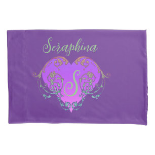 Whimsical Heart Personalised Pillowcase