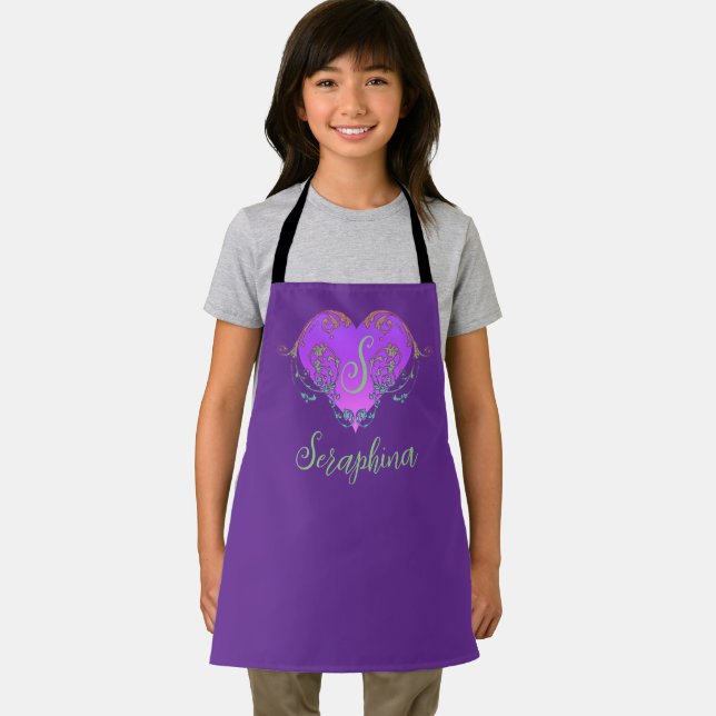 Whimsical Heart Personalized  Apron (Insitu)