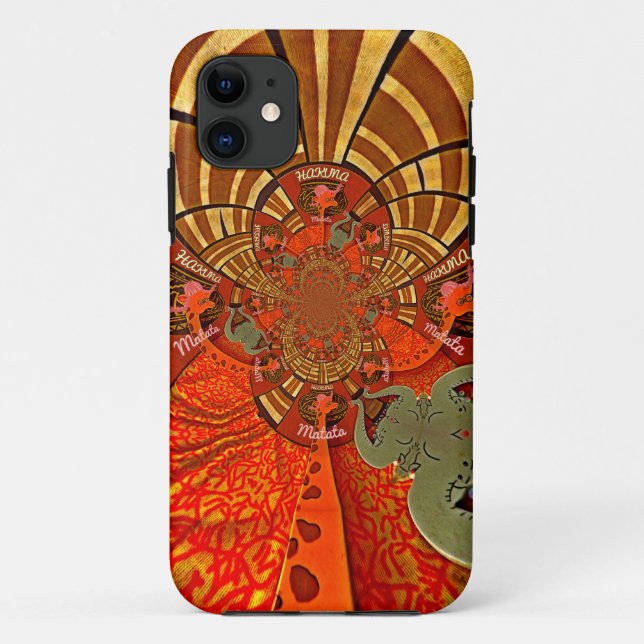 Whimsical Heights: Beautiful Funny Giraffe African Case-Mate iPhone Case (Back)