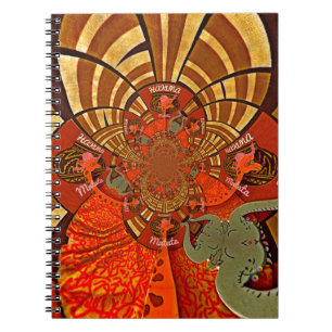 Whimsical Heights: Beautiful Funny Giraffe African Notebook
