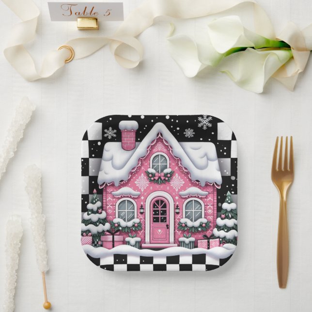 Whimsical Holiday Plates for Christmas (Wedding)