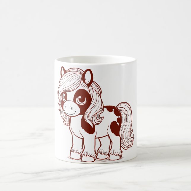 Whimsical Horse Mug (Center)