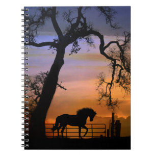 Whimsical Horse Notebook