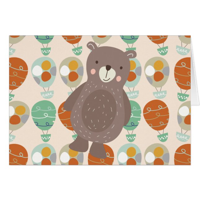 Whimsical Hot Air Balloons (Front Horizontal)