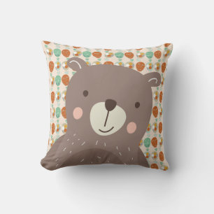 Whimsical Hot Air Balloons Cushion