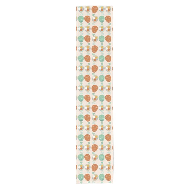 Whimsical Hot Air Balloons Short Table Runner (Front)