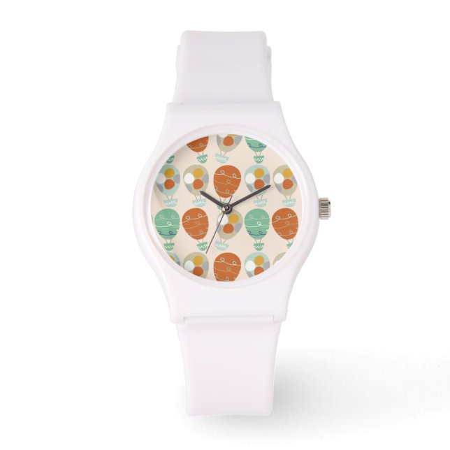 Whimsical Hot Air Balloons Watch (Front)