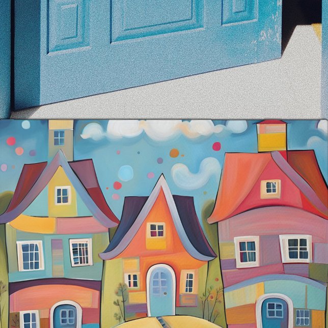 Whimsical Houses Doormat (Creator Uploaded)