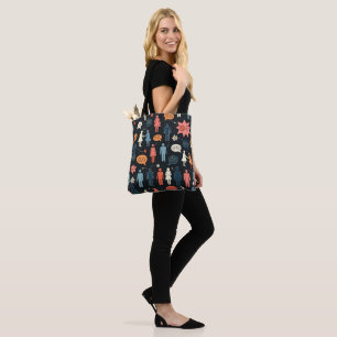 Whimsical Human Connection Tote Bag