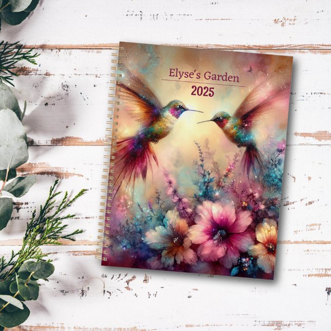 Whimsical Hummingbird Flower Garden  Planner (Creator Uploaded)