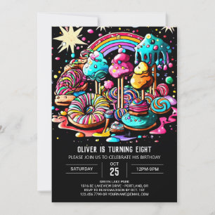 Whimsical Ice Cream Birthday Invitation