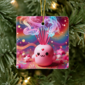 Whimsical Incense Companion Ornament