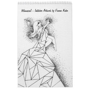Whimsical - Inktober Artwork by Fionna Kuhn Calendar