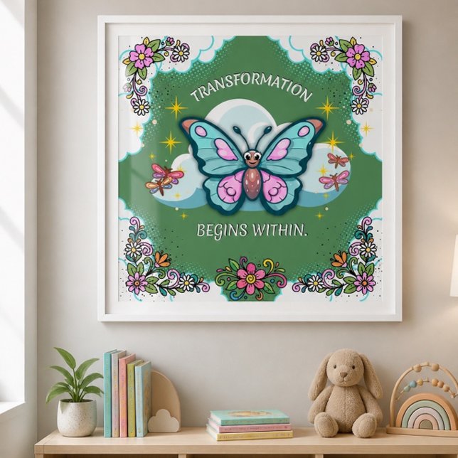 Whimsical Inspirational Poster - Transformation (Creator Uploaded)