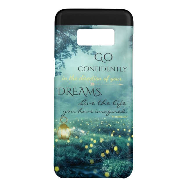 Whimsical Inspiring Dreams Quote Case-Mate Samsung Galaxy Case (Back)