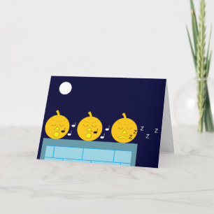 Whimsical Jack-o'-Lanterns:  Blank Halloween Card