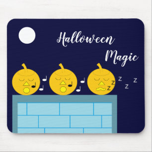Whimsical Jack-o'-Lanterns: Mouse Pad