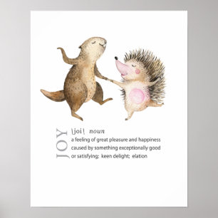 Whimsical Joy Definition Poster