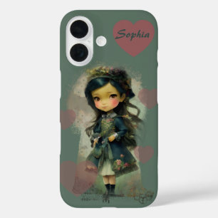 Whimsical Kawaii Fairy Tale Girl iPhone 16 Case