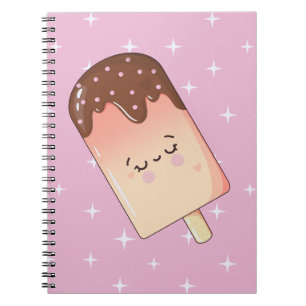 Whimsical Kawaii Popsicle Notebook