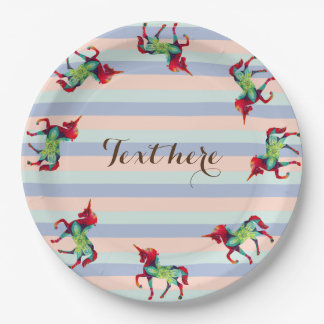 Whimsical Kids Party Custom Paper Plates