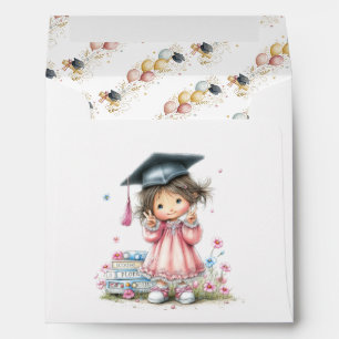 Whimsical Kindergarten Graduation Celebration Envelope