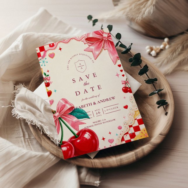 Whimsical Kitschy Wedding Save The Date (Creator Uploaded)