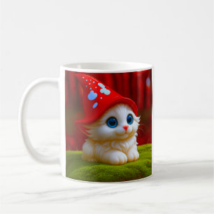 Whimsical Kitten Forest Coffee Mug