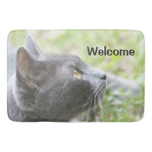 Whimsical Kitty Cat Bath Mat