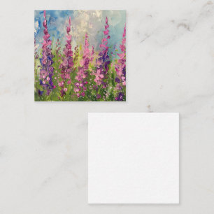 Whimsical Lavender Fields Card