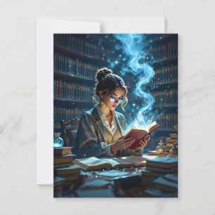 Whimsical Library - Evoking A Sense Of Wonder Postcard