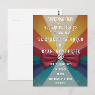 "Whimsical Light Pink Wedding Invitations Sparkles