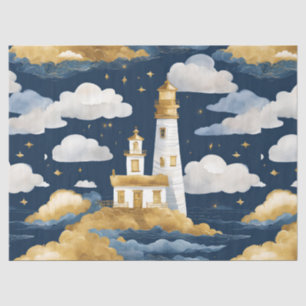 Whimsical Lighthouse  Tissue Paper