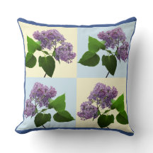 Whimsical Lilac Blossom Branch Collage Pattern