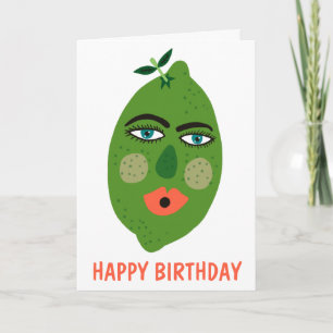 Whimsical Lime CUSTOMIZE IT Card