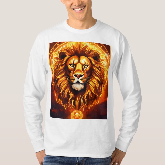Whimsical Lion Dreamscape Tee (Front)