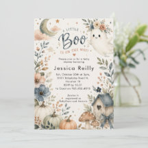 Whimsical Little Boo on the Way Baby Shower